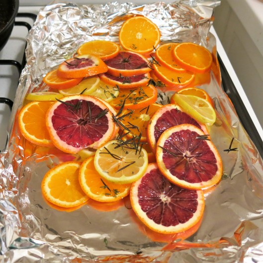 Mixed Citrus Slices with Herbs