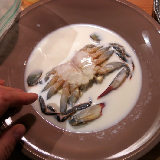 Soft-Shelled Crab Dipped in Milk