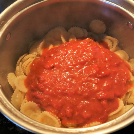 Almost Marcella's Tomato Sauce with Butter