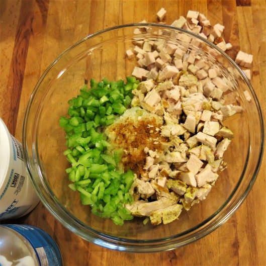 Hint-of-Curry Chicken Salad with Cilantro and Toasted Pecans